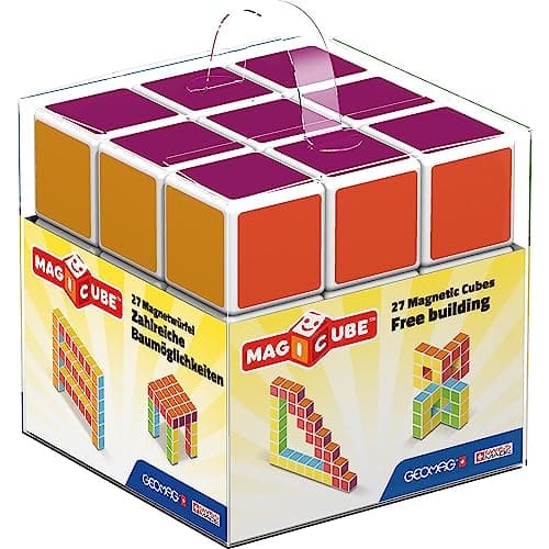Image of Geomag 128 Magicube Free Building 27 - Educational Building Set, 27 Magnetic Cubes