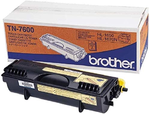 Image of Brother TN-7600 - Black - original - toner cartridge - for Brother DCP-8020, 8025, HL-1650, 1670, 1850, 1870, 5030, 5040, 5050, 5070, MFC-8420, 8820