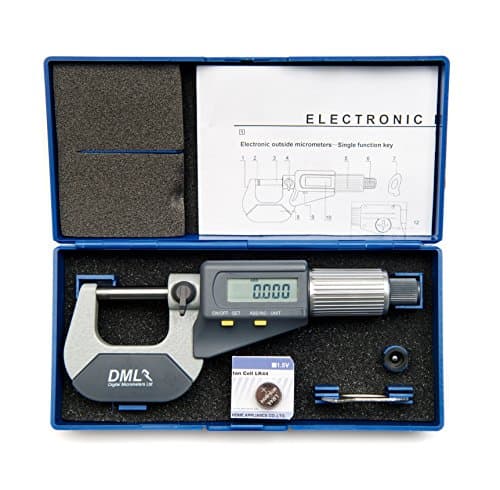 Image of DML 0-25mm IP54 Digital Micrometer External Electronic Gauge 12 Months Warranty