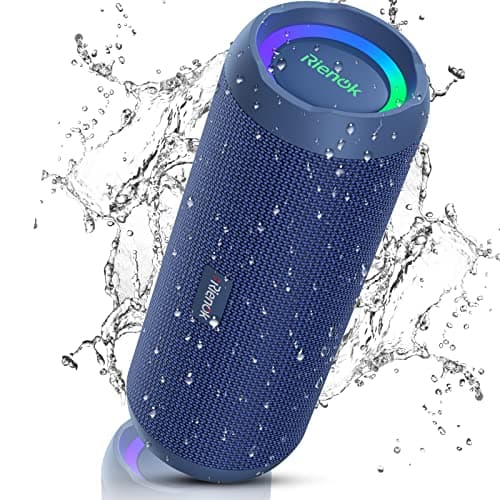 Image of RIENOK Bluetooth Speaker 30W Wireless Speaker Portable Dual Pairing HD Stereo Sound IP67 Waterproof Bluetooth 5.0 Outdoor Sport Speaker