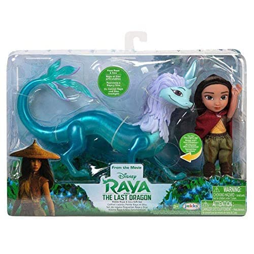 Image of Disney Raya and The Last Dragon Disney 6"" Petite Raya Doll and Feature Dragon