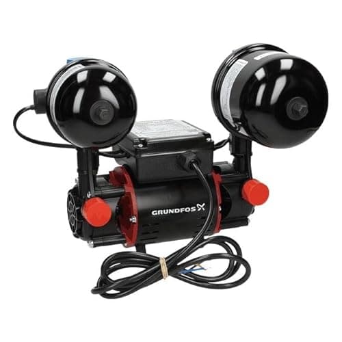 Image of Grundfos STR2-2.0 CN 2.0 Bar Niagara Negative Head Twin Impeller Shower Pump
