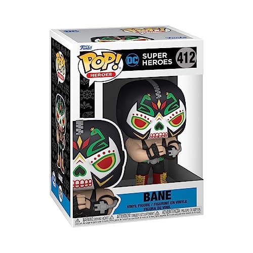 Image of Funko POP! Heroes: Dia De Los DC - Bane - DC Comics - Collectable Vinyl Figure - Gift Idea - Official Merchandise - Toys for Kids & Adults - Comic Books Fans - Model Figure for Collectors and Display