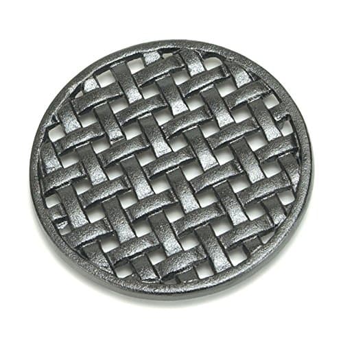 Image of Minuteman International woodstove Tabletop cast Iron Trivet, Black