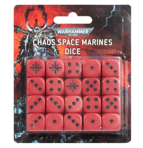 Image of Games Workshop - Warhammer 40,000 - Chaos Space Marines Dice