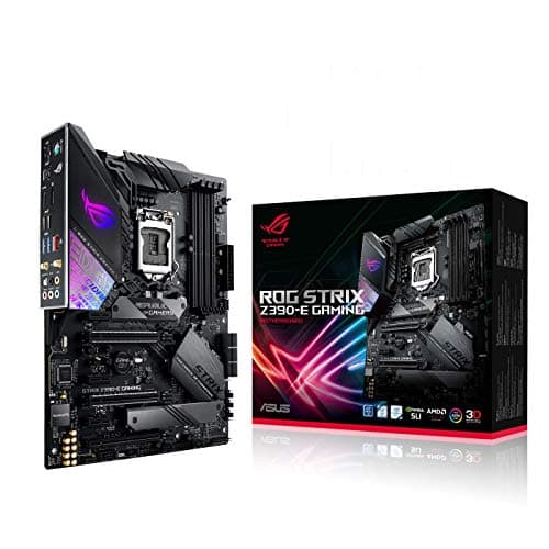 Image of ASUS ROG Strix Z390-E Gaming LGA1151 (Intel 8th and 9th Gen) ATX DDR4 DP HDMI M.2 USB 3.1 Gen2 802.11 AC Wi-Fi Motherboard, Black