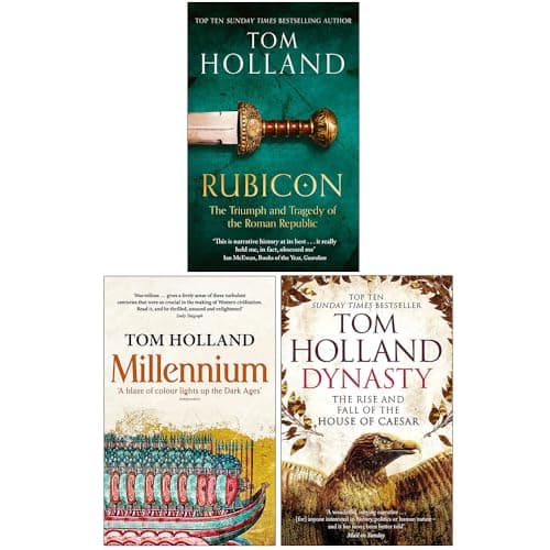 Image of Tom holland 3 books collection set (rubicon,dynasty,millennium)