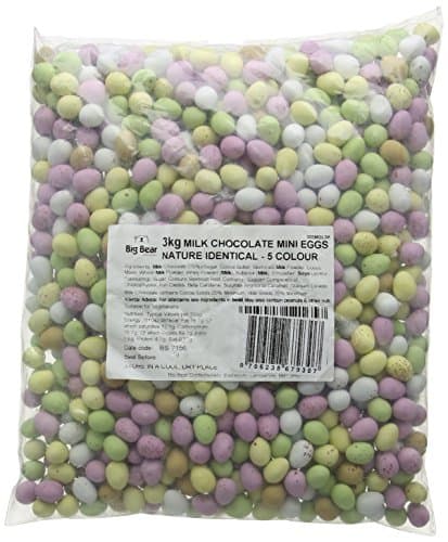 Image of Treasure Island Sweets Mini Eggs Bulk Buy - 3Kg Bag (aprox 800 Eggs)