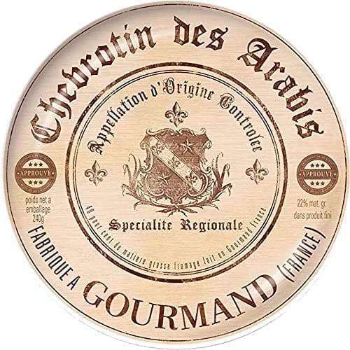 Image of Artesà Set of 4 Ceramic Side Plates, 19.1 cm (7.5 Inch) “Gourmet Cheese”