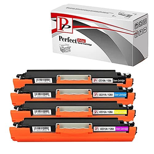 Image of Set of 4 Compatible Toner Cartridge Replace CE310A CE311A CE312A CE313A For HP CP1020 CP1025 CP1025W CP1025N CP1025NW