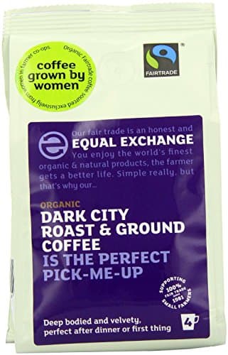 Image of (4 PACK) - Equal Exchange - Org F/T Dark Ground Coffee | 227g | 4 PACK BUNDLE