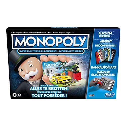 Image of Monopoly Super Electronic Banking Board Game - Belgian Edition