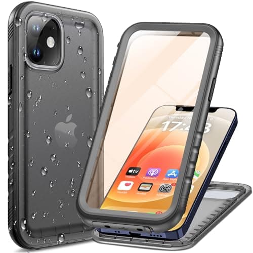 Image of Cozycase for iPhone 12/iPhone 12 Pro Waterproof Shockproof Case with Screen/Camera Protector - Unbreakable/Heavy Duty/Front and Back Cover【360 Full Body Protective】Underwater Dustproof Hard Bumper