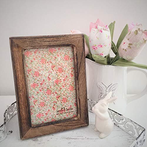 Image of Sass & Belle Dark Brown Wood Photo Frame