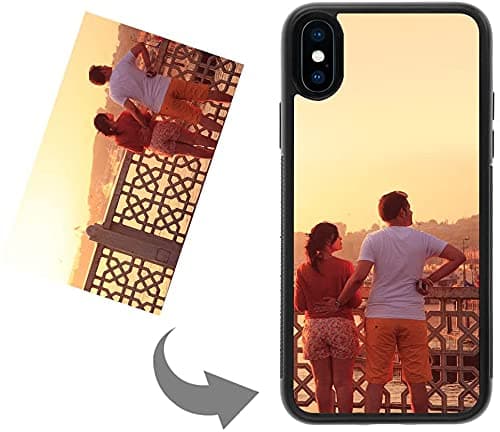 Image of Personalised Phone Case For Apple iPhone X/XS, Personalised Image/Picture/Photo Custom Design Soft TPU Rubber Phone Case for iPhone X/XS (iPhone X/XS)