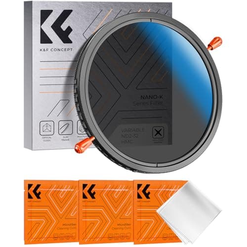 Image of K&F CONCEPT 2 in 1 67mm Variable ND2-32&CPL Filter, NO X Cross, HD Optical Glass Waterproof Adjustble Neutral Density Polarizing ND