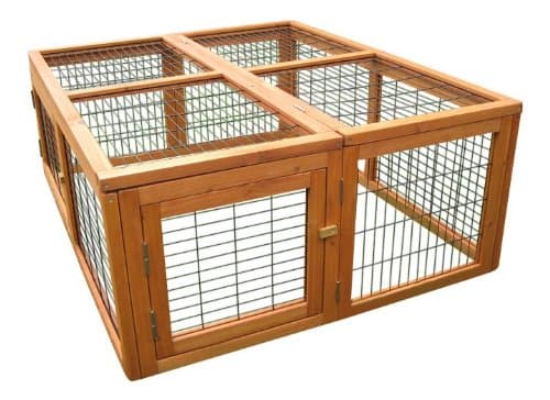 Image of BUNNY BUSINESS UNIVERSAL FULLY FOLDING/ATTACHING RABBIT GUINEA PIG RUN RUNS HUTCH HUTCHES 4FT