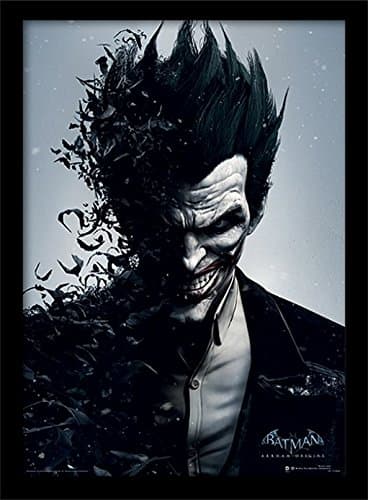 Image of DC Comics Batman Arkham Origins 30 X 40 cm "Joker" Framed Print