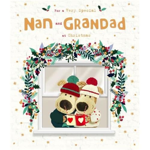 Image of Boofle for A Very Special Nan & Grandad Cosy Cute Christmas Greeting Card 771196