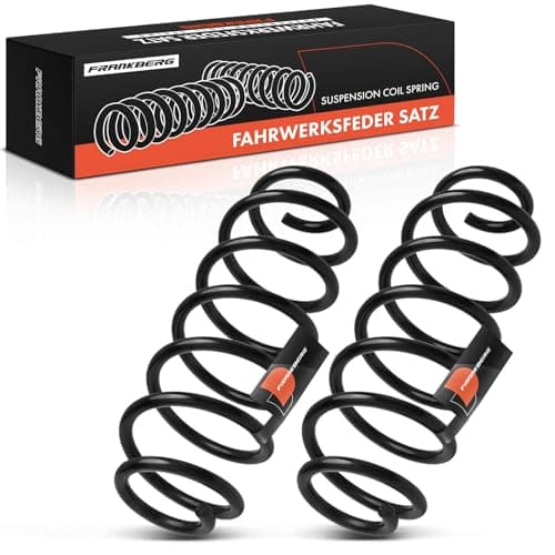 Image of Frankberg 2x Coil Spring Rear Axle Left Right coil spring Compatible with 2 DE DH 2007-2015 Replace# DF7128011