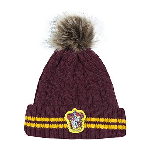 Image of Cinereplicas - Harry Potter - Pom Pom Beanie - Officially licensed - Gryffindor - Red & Yellow