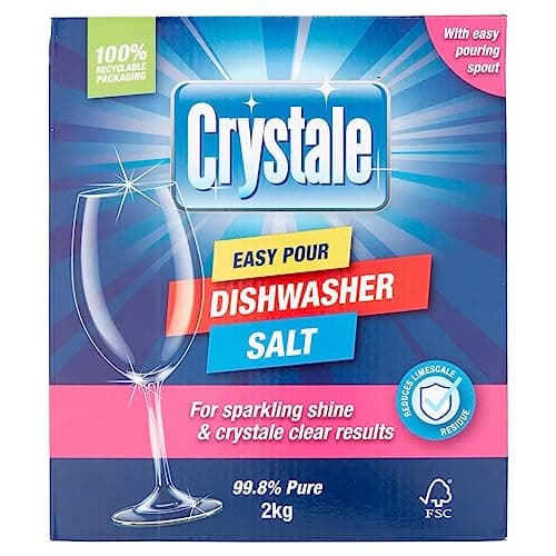 Image of Crystale 2kg Dishwasher Salt for Dishwashers and Water Softeners, High Purity