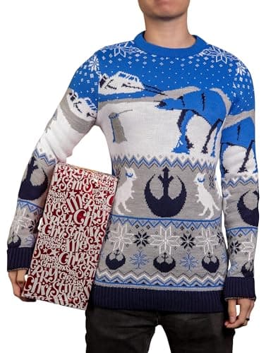 Image of Star Wars Happy Hoth-idays Christmas Jumper Gift for Men and Women (Size: XL)