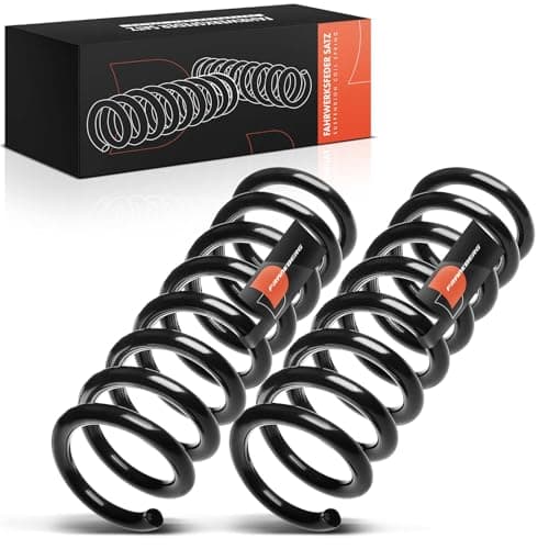 Image of Frankberg 2x Coil Spring Rear Compatible with E-Klasse W211 E200 E220 E240 E270 E280 E320 E350 2002-2008 Replace# 2113240504