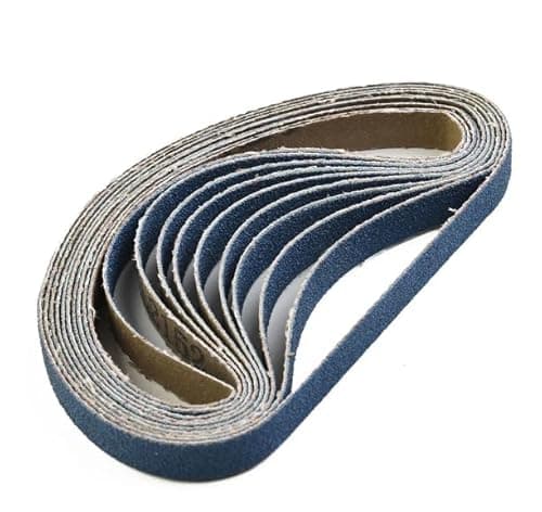 Image of 13mm x 533mm P60 Zirconia Abrasive Sanding Belts. Price per 10 belts.