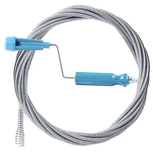 Image of DKBT 5M*6mm Professional Kitchen Sink Unblocker Tool, Blue, Flexible Plug Unblocker Gadget Drain Hair Remover, Drain Auger Plumbing Snake with Claw for Pipe Cleaning