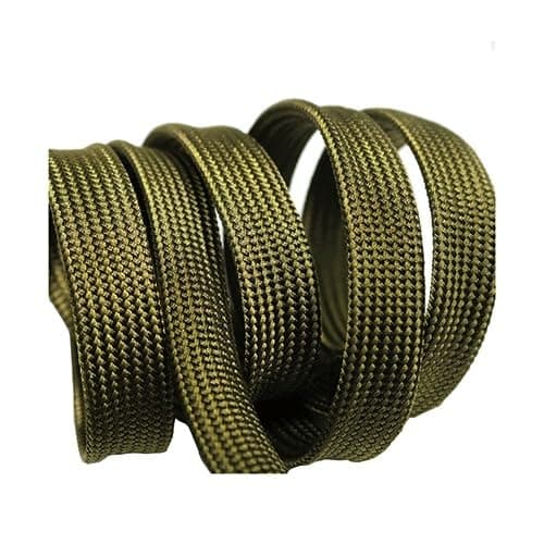 Image of ACVACV 10 Meters Green Cotton Braided Cable Sleeving, For Power Audio Wire Special Shock Absorber Sleeve Tube Sleeves Parts(8mm flat size)