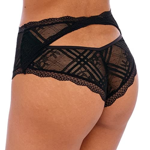 Image of Freya Women's Fatale High Waist Brief Bikini Style Underwear, Noir, XS
