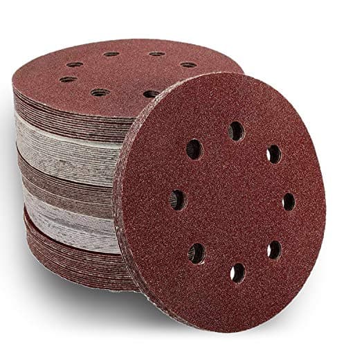 Image of Sanding Discs compatible for DeWalt DWE6423 Random Orbital Sander - hook and loop - DWE 6423 (125 mm, 8 Holes) (K60)