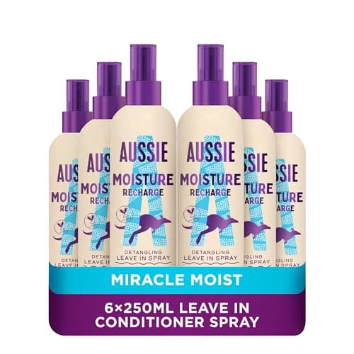 Image of Aussie Miracle Moist Conditioning Spray, for Really Thirsty Hair, 250 ml