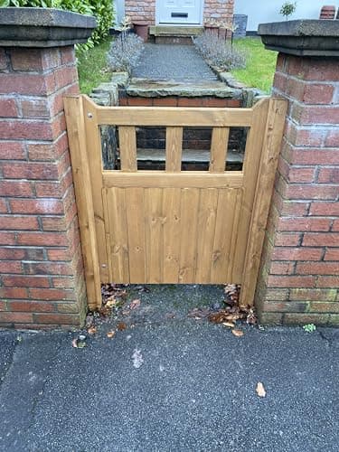 Image of Cottage Style Wooden Garden Gate, 3ft x 3ft