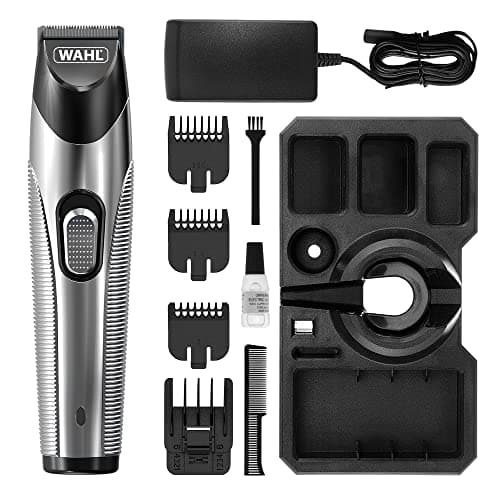 Image of Wahl Cord/Cordless Stubble & Beard Trimmer, Beard Trimmer for Men, Men’s Cordless Hair Trimmers, Stubble Trimmers, Male Grooming Set, for Trimming Beards, Stubble and Hairlines, Beard Care Kit