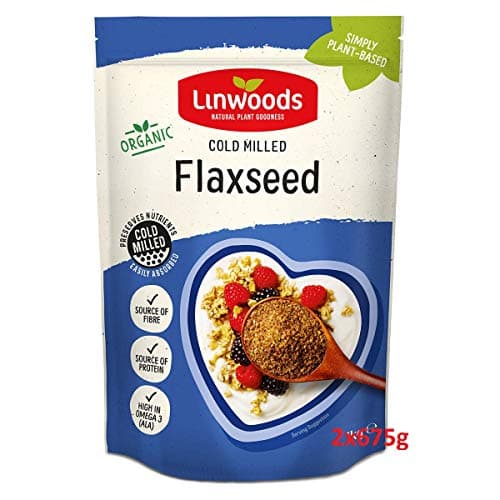 Image of Linwoods Organic Milled Flaxseed, 425 g - Pack of 2.