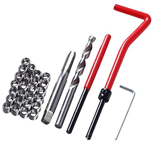 Image of Fongmore 30 PCS Stainless Steel Thread Repair Kit M6x1.0mm Metric Thread Repair Insert Kit Compatible Hand Tool Set For Auto Repairing