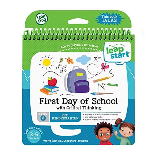 Image of LeapFrog 21512 LeapStart Preschool First Day of School and Critical Thinking Activity Book