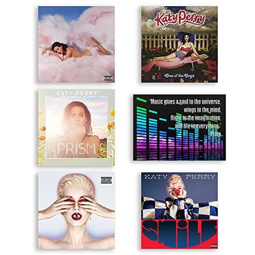 Image of Katy Perry 5 CD Collection (One of the Boys / Teenage Dream / Prism / Witness / Smile) with Bonus Art Card