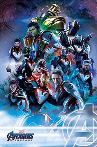 Image of Marvel Comics Avengers: End Game (Suits) 61 x 91.5cm Maxi Poster From Pyramid International