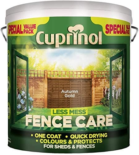 Image of 2 x Less Mess Fence Care 6L Autumn Gold