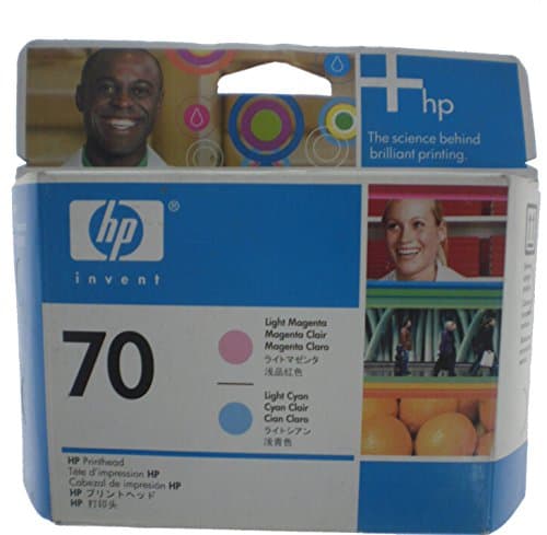 Image of HP Light Magenta and Light Cyan Printhead 70 70 Printheads