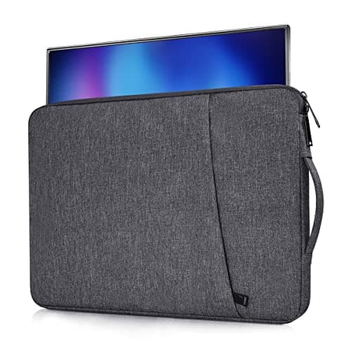 Image of Portable Monitor Case Compatible with 18-18.5 Inch Most Large Portable Monitor Protective Sleeve Storage Bag, Space Grey(17.5x11.8 Inch)