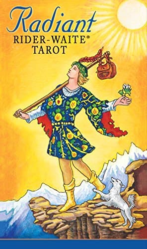 Image of Radiant Rider-Waite Tarot Deck: 78 beautifully illustrated cards and instructional booklet