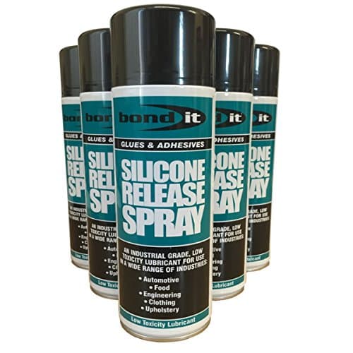 Image of (PACK OF 2) 500ml Tin Bond It Silicone Spray - multi purpose lubricant and mould release spray