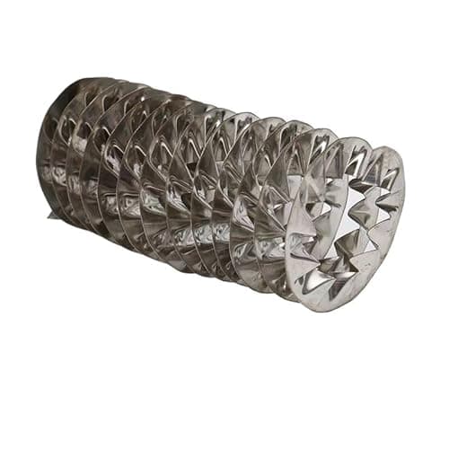 Image of 1M Stainless Steel Spiral Hollow Fin Heat Sink for Efficient Tubular Heating and Cooling Applications(ID25mm height7mm)