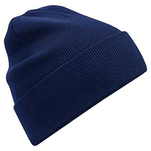 Image of Beechfield B45N Organic Cotton Original Cuffed Beanie - Oxford Navy
