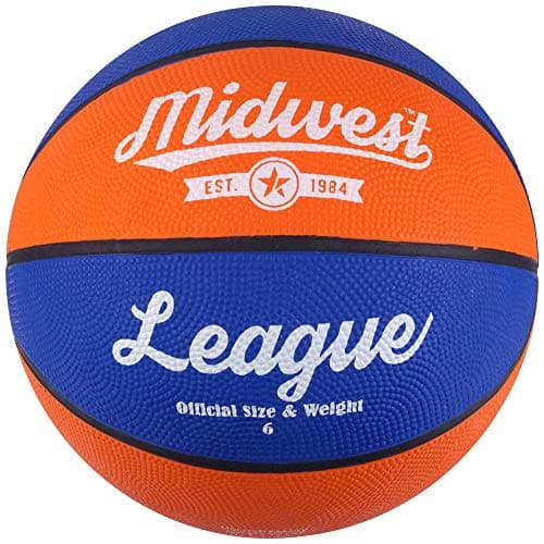 Image of Sports Innovation Ltd Midwest League Basketball Blue/Orange - Various Sizes (Size 6)