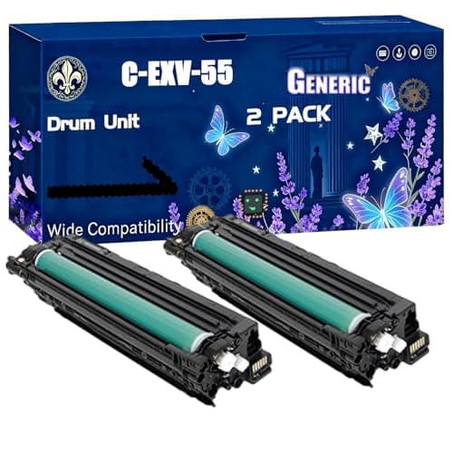 Image of C-EXV-55 Drum Unit Compatible for Canon IR Advance C256i DX C257 DX C357i C356i DX C257i DX C357P C356P DX C357 Printers, Black High Yield 45000 Pages Printer Accessories (2 Pack Black)